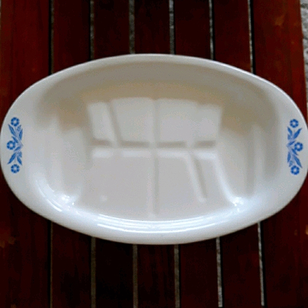 1961-66 Vtg Corning Ware P-19 Roasting Platter